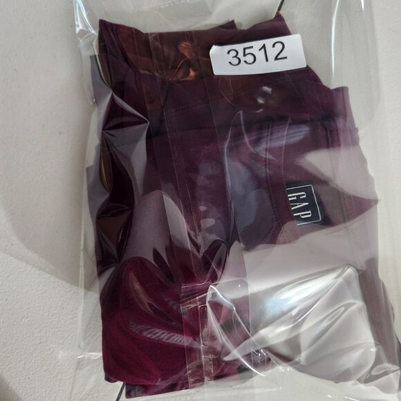 Gap Maternity Dress Womens Small Purple Short Sleeve Tiered Dress Soft Stretch - Picture 9 of 9